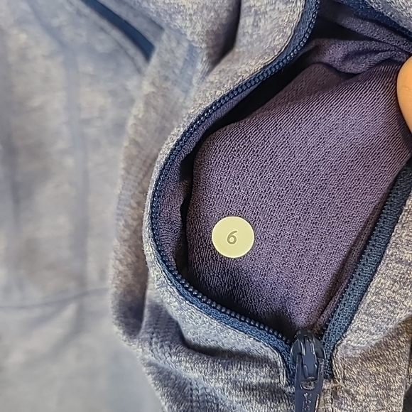 Lululemon Scuba Hoodie High Neck Jacket Purple/Blue Sz 6 - Picture 10 of 10